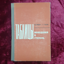С.Д. Тишин, С.С. Тишин "Таблицы возведения в степень", издательство Статистика, Москва, 1972г.